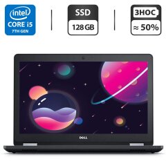 Ноутбук Б-класс Dell Latitude 5580 / 15.6" (1366x768) TN / Intel Core i5-7300HQ (4 ядра по 2.5 - 3.5 GHz) / 8 GB DDR4 / 128 GB SSD / Intel HD Graphics 630 / WebCam / HDMI