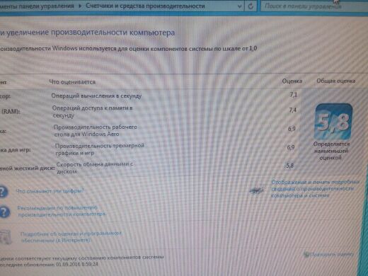 Fujitsu E700 SFF / Intel Core i3-2100 (2(4) ядра по 3.1GHz) / 6GB DDR3 / 320GB HDD + Windows 7