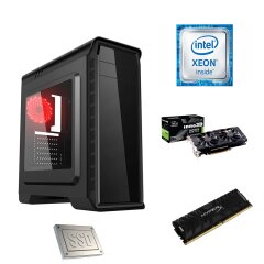GameMax Pardo / Intel Xeon x3440 (4(8) ядер по 2.53-2.93GHz) / 12GB DDR4 / 500GB HDD+SSD на 64GB / GeForce GTX 1060 6GB GDDR5 