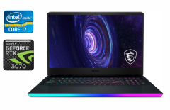 Игровой ноутбук MSI MS-17K2 / 17.3" (1920x1080) IPS / Intel Core i7-10750H (6 (12) ядер по 2.6 - 5.0 GHz) / 32 GB DDR4 / 1000 GB SSD / nVidia GeForce RTX 3070, 8 GB GDDR6, 256-bit / WebCam / Windows 10