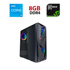 Новий ігровий ПК FORSAGE F4-3R1 Color LED Tower / Intel Core i5-10400F (6 (12) ядер по 2.9 - 4.3 GHz) / 8 GB DDR4 / 480 GB SSD / nVidia GeForce GTX 1060, 6 GB GDDR5, 192-bit