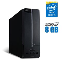 Комп'ютер Acer Aspire XC600 SFF / Intel Core i5-3470S (4 ядра по 2.9 - 3.6 GHz) / 8 GB DDR3 / 320 GB HDD / Intel HD Graphics 2500 / DVD-ROM