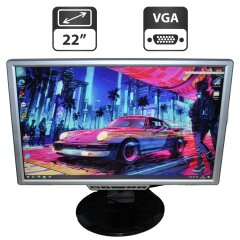 Монитор Б-класс GNR TB2200W / 22" (1680x1050) TN / VGA, DVI + Кабели (VGA и питания) в комплекте