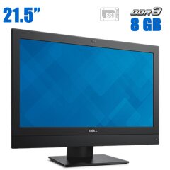 Моноблок Dell OptiPlex 3240 All-in-One / 21.5" (1920x1080) TN / Intel Core i3-6100 (2 (4) ядра по 3.7 GHz) / 8 GB DDR3 / 240 GB SSD / Intel HD Graphics 530 + WiFi USB и кабель питания