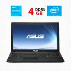 Ноутбук Б-класс Asus X453MA / 15.6" (1366x768) TN / Intel Celeron N2840 (2 ядра по 2.16 - 2.58 GHz) / 4 GB DDR3 / 330 GB HDD / Intel HD Graphics