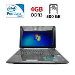 Ноутбук Asus X5DIJ / 15.6" (1366x768) TN / Intel Pentium T4400 (2 ядра по 2.2 GHz) / 4 GB DDR3 / 500 GB HDD / Intel GMA 4500M Graphics / WebCam