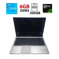 Ноутбук Б-класс Asus K53 / 15.6" (1366x768) TN / Intel Core i3-2310M (2 (4) ядра по 2.1 GHz) / 6 GB DDR3 / 500 GB HDD / nVidia GeForce GT 520M, 1 GB DDR3, 64-bit / WebCam