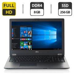 Ноутбук Fujitsu LifeBook U757 / 15.6" (1920x1080) IPS / Intel Core i5-7200U (2 (4) ядра по 2.5 - 3.1 GHz) / 8 GB DDR4 / 256 GB SSD / Intel HD Graphics 620 / WebCam / HDMI
