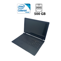 Ноутбук Lenovo IdeaPad 100-15 / 15.6" (1366x768) TN / Intel Celeron N2840 (2 ядра по 2.16 - 2.58 GHz) / 4 GB DDR3 / 500 GB HDD / Intel HD Graphics / WebCam