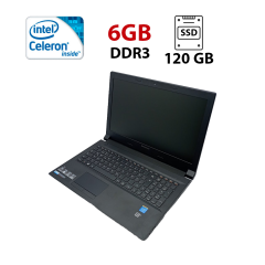 Ноутбук Lenovo IdeaPad B50-30 / 15.6" (1366x768) TN / Intel Celeron N2840 (2 ядра по 2.16 - 2.58 GHz) / 6 GB DDR3 / 120 GB SSD / Intel HD Graphics / WebCam
