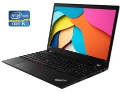 Ультрабук Б-клас Lenovo ThinkPad T590 / 15.6" (1920x1080) IPS / Intel Core i5-8365U (4 (8) ядра по 1.6 - 4.1 GHz) / 16 GB DDR4 / 250 GB SSD / Intel UHD Graphics / WebCam