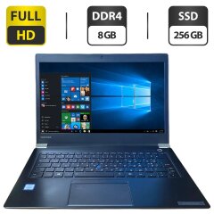Ноутбук Toshiba Portege x30-d-162 / 13.3" (1920x1080) TN / Intel Core i5-7200U (2 (4) ядра по 2.5 - 3.1 GHz) / 8 GB DDR4 / 256 GB SSD / Intel HD Graphics 620 / WebCam