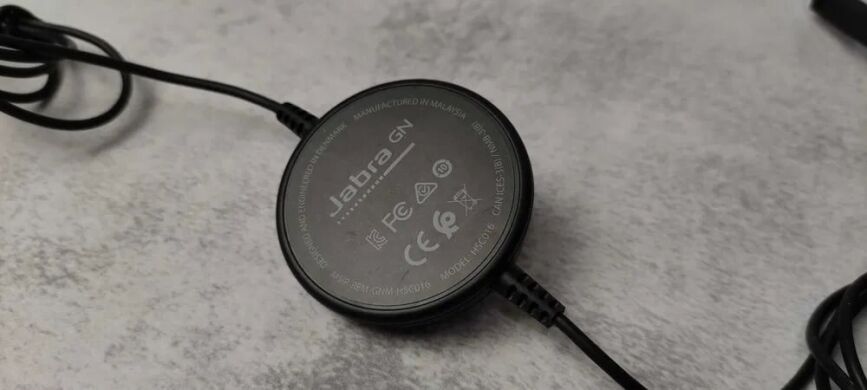 Гарнитура Jabra Evolve 20 MS Stereo / диаметр 55 мм / 32 Ом / USB / черная