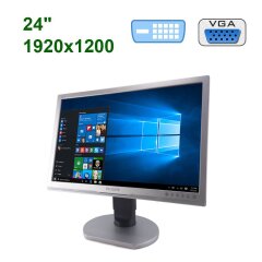 Монитор Philips Brilliance 240B1CB / 24" (1920x1200) TN / VGA, DVI, USB, Audio + Кабель питания