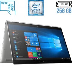 Ноутбук-трансформер HP EliteBook x360 1030 G3 / 13.3" (1920x1080) IPS Touch / Intel Core i5-8350U (4 (8) ядра по 1.7 - 3.6 GHz) / 8 GB DDR3 / 256 GB SSD M.2 / Intel UHD Graphics 620 / WebCam / Fingerprint / USB 3.1 / HDMI
