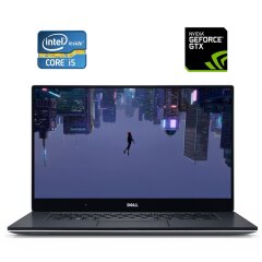 Игровой ноутбук Dell XPS 15 9550 / 15.6" (1920x1080) IPS / Intel Core i5-6300HQ (4 ядра по 2.3 - 3.2 GHz) / 8 GB DDR4 / 128 GB SSD + 750 GB HDD / nVidia GeForce GTX 960M, 2 GB GDDR5, 128-bit / WebCam / Win 10 Pro