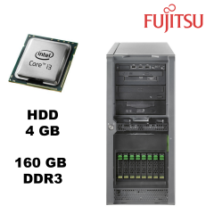 Сервер Fujitsu Primergy TX150 S7 / Intel Core i3-540 (2(4) ядра по 3.06 GHz) / 4 GB DDR3 / 160 GB HDD / Chipset Intel&reg; 3420 ( 6 слотів під пам'ять ) / NAS сховище