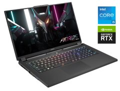 Игровой ноутбук Б-класс Gigabyte Aorus 7 9MF / 17.3" (1920x1080) IPS / Intel Core i5-12500H (12 (16) ядер по 3.3 - 4.5 GHz) / 16 GB DDR4 / 512 GB SSD M.2 / nVidia GeForce RTX 4050, 6 GB GDDR6, 96-bit / WebCam / Win 11 Pro