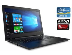 Ігровий ноутбук Lenovo IdeaPad 110-17IKB / 17.3" (1600x900) TN / Intel Core i5-7200U (2 (4) ядра по 2.5 - 3.1 GHz) / 8 GB DDR4 / 500 GB SSD / AMD Radeon R5 M430, 2 GB DDR3, 64-bit / WebCam / DVD-ROM / Win 10 Home
