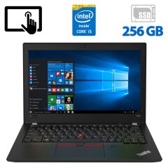 Нетбук Б-клас Lenovo ThinkPad X280 / 12.5" (1920x1080) IPS Touch / Intel Core i5-8350U (4 (8) ядра по 1.7 - 3.6 GHz) / 8 GB DDR4 / 256 GB SSD / Intel UHD Graphics 620 / WebCam / HDMI