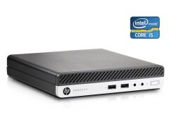 Неттоп HP ProDesk 400 G5 USFF / Intel Core i5-9500T (6 ядер по 2.2 - 3.7 GHz) / 16 GB DDR4 / 256 GB SSD M.2 / Intel UHD Graphics 630 / Win 11 Pro