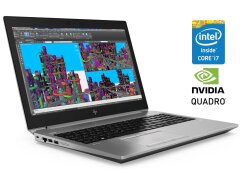 Мобильная рабочая станция HP ZBook 15 G6 / 15.6" (1920x1080) IPS / Intel Core i7-9850H (6 (12) ядра по 2.6 - 4.6 GHz) / 16 GB DDR4 / 512 GB SSD / nVidia Quadro T1000, 4 GB GDDR5, 128-bit / WebCam