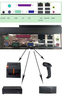 POS-терминал T-POS TP310 Black сенсорный