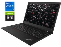 Игровой ноутбук Lenovo ThinkPad T15p Gen 3 / 15.6" (1920x1080) IPS / Intel Core i7-12700H (14 (20) ядер по 3.5 - 4.7 GHz) / 16 GB DDR5 / 512 GB SSD M.2 / nVidia GeForce RTX 3050, 4 GB GDDR6, 128-bit / WebCam / Win 11 Pro