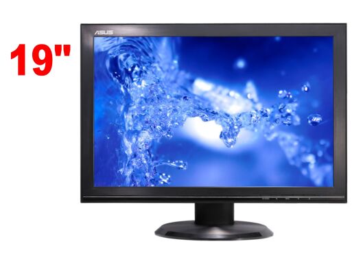 Монитор Б-класс Asus VW192CD / 19" (1440x900) TN / VGA / VESA 100x100 + кабели в комплекте Монитор Б-класс Asus VW192CD / 19" (1440x900) TN / VGA / VESA 100x100 + кабели в комплекте