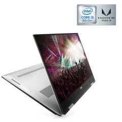 Игровой ультрабук-трансформер Dell XPS 15 9575 / 15.6" (1920x1080) IPS Touch / Intel Core i5-8305G (4 (8) ядра по 2.8 - 3.8 GHz) / 8 GB DDR4 / 480 GB SSD / AMD Radeon RX Vega M GL, 4 GB HBM2, 1024-bit / WebCam + Беспроводная мышка