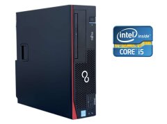 ПК Fujitsu Esprimo D556 SFF / Intel Core i5-6400 (4 ядра по 2.7 - 3.3 GHz) / 8 GB DDR4 / 120 GB SSD + 250 GB HDD / nVidia GeForce GTX 745M, 2 GB GDDR3, 128-bit / DVD-RW / Win 10 Pro