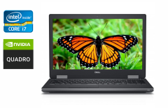 Мобильная рабочая станция Dell Precision 7530 / 15.6" (3840x2160) IPS / Intel Core i7-8850H (6 (12) ядра по 2.6 - 4.3 GHz) / 16 GB DDR4 / 512 GB SSD / nVidia Quadro P2000, 4 GB GDDR5, 128-bit / WebCam / HDMI