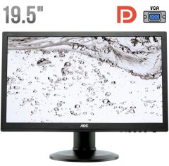 Монитор АОС Pro-line M2060PWQ / 19.5" (1920x1080) MVA / DisplayPort, VGA, Audio / VESA 100x100 / Встроенные колонки 2x 2W