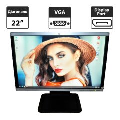 Монитор Б-класс HP Compaq LA2205wg / 22" (1680x1050) TN / DisplayPort, DVI, VGA, USB 2.0