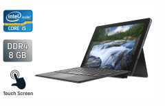 Ноутбук-трансформер Б-класс Dell Latitude 5290 / 12.3" (1920x1080) IPS Touch / Intel Core i5-8350U (4 (8) ядра по 1.7 - 3.6 GHz) / 8 GB DDR4 / 128 GB SSD / Intel UHD Graphics 620 / USB Type-C / Windows 10