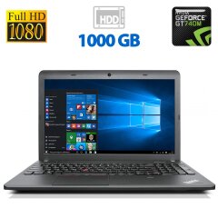 Ноутбук Б-клас Lenovo ThinkPad E540 / 15.6" (1920x1080) TN / Intel Core i5-4200M (2 (4) ядра по 2.5 - 3.1 GHz) / 8 GB DDR3 / 1000 GB HDD / nVidia GeForce GT 740M, 2 GB GDDR3, 64-bit / WebCam / DVD-ROM / HDMI