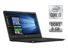 Ноутбук Dell Inspiron 3558 / 15.6" (1366x768) TN / Intel Core i3-5015U (2 (4) ядра по 2.1 GHz) / 8 GB DDR3 / 240 GB SSD / Intel HD Graphics 5500 / WebCam / Windows 10
