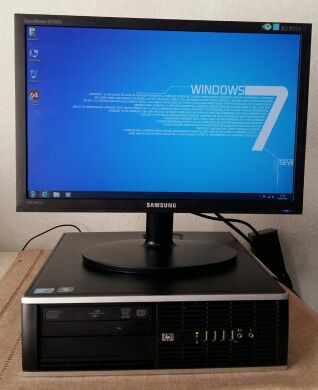 HP 8000 Compaq Elite / Intel Core 2 Duo E8500 (2 ядра по 3.16GHz) / 4GB RAM / 160GB HDD + Windows 7 + монитор / 19' / 1600x900
