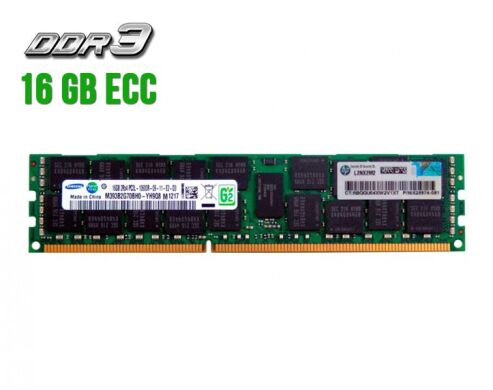 Серверна оперативна пам'ять Samsung / 16 GB / 2Rx4 PC3L-10600R / DDR3 ECC / 1333 MHz