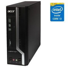 Системный блок Acer Veriton X2610G SFF / Intel Core i3-2130 (2 (4) ядра по 3.4 GHz) / 4 GB DDR3 / 250 GB HDD / Intel HD Graphics 2000 / DVD-ROM 