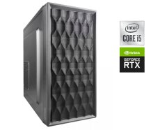 Игровой ПК 1stPlayer D8-M-2B1 Black Tower / Intel Core i5-10400F (6 (12) ядер по 2.9 - 4.3 GHz) / 16 GB DDR4 / 512 GB SSD / nVidia GeForce RTX 2070 Super, 8 GB GDDR6, 256-bit / 550W / Win 10