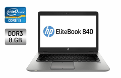 Ноутбук HP EliteBook 840 G2 / 14" (1600x900) TN / Intel Core i5-5300U (2 (4) ядра по 2.3 - 2.9 GHz) / 8 GB DDR3 / 240 GB SSD / Intel HD Graphics 5500 / WebCam / Fingerprint / Windows 10