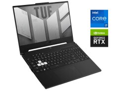 Игровой ноутбук Asus TUF Dash F15 FX517ZR / 15.6" (1920x1080) IPS / Intel Core i7-12650H (10 (16) ядер по 3.5 - 4.7 GHz) / 16 GB DDR4 / 512 GB SSD / nVidia GeForce RTX 3070, 8 GB GDDR6, 256-bit / WebCam / Win 11 Home + гравировка