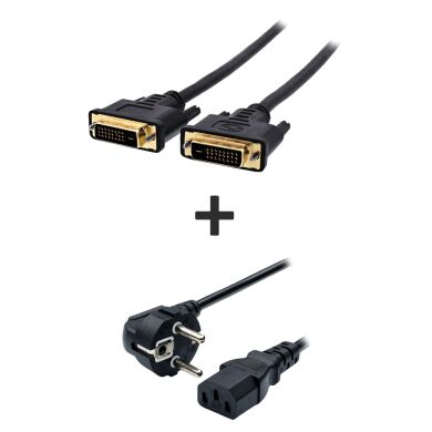 Кабель DVI + Питания