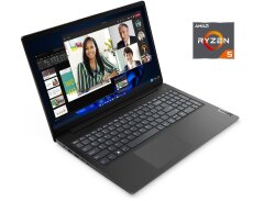 Новый ультрабук Lenovo V15 G4 AMN / 15.6" (1920x1080) TN / AMD Ryzen 5 7520U (4 (8) ядра по 2.8 - 4.3 GHz) / 16 GB DDR5 / 512 GB SSD M.2 / AMD Radeon 610M Graphics / WebCam / Win 11 Pro