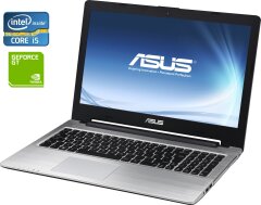 Игровой ноутбук Asus K56CB / 15.6" (1366x768) TN / Intel Core i5-3317U (2 (4) ядра по 1.7 - 2.6 GHz) / 8 GB DDR3 / 480 GB SSD / nVidia GeForce GT 740M, 2 GB DDR3, 64-bit / WebCam / DVD-ROM / Win 10 Home