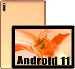 Новый планшет AUZMAI P60 Orange / 10.1" (1280x800) IPS / Allwinner A133 (4 ядра по 1.6 GHz) / 3 GB DDR3 / 64 GB eMMC / PowerVR GE8300 / 2x WebCam / Android 11