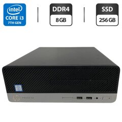Комп'ютер HP ProDesk 400 G4 SFF / Intel Core i3-7100 (2 (4) ядра по 3.9 GHz) / 8 GB DDR4 / 256 GB SSD / Intel HD Graphics 530