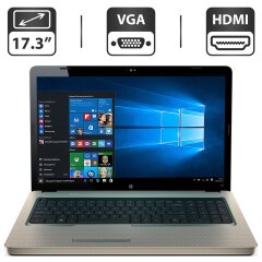 Ноутбук HP G72 / 17.3" (1366x768) TN / Intel Core i3-350M (2 (4) ядра по 2.26 GHz) / 4 GB DDR3 / 128 GB SSD / Intel HD Graphics