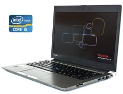 Ультрабук Toshiba Portege Z30 / 13.3" (1920x1080) IPS / Intel Core i5-6300U (2 (4) ядра по 2.4 - 3.0 GHz) / 8 GB DDR3 / 256 GB SSD / Intel HD Graphics 520 / WebCam / Win 10 Pro + мышь Maxxter Mr-420